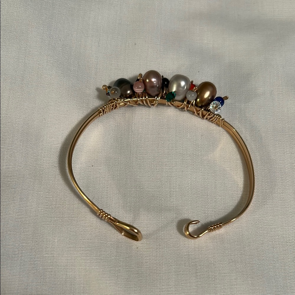 Genuine Pearl Crystal Bracelet